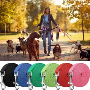 Solid Nylon Rope Leash — For Large Dogs