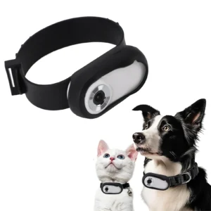 170° Wide Angle Pet Camera — Adjustable Collar Mount