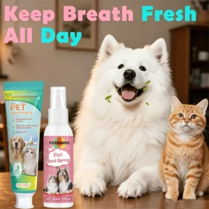 Pet Toothpaste & Oral Spray — Cats & Dogs
