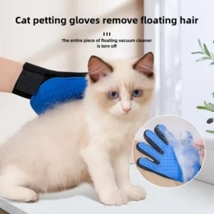 Cat Grooming Glove — Bathing & Massage Brush