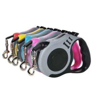Retractable Nylon Lead — 3m/5m, For Small Dogs & Cats