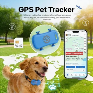 4G GPS Pet Tracker — WiFi Home Positioning