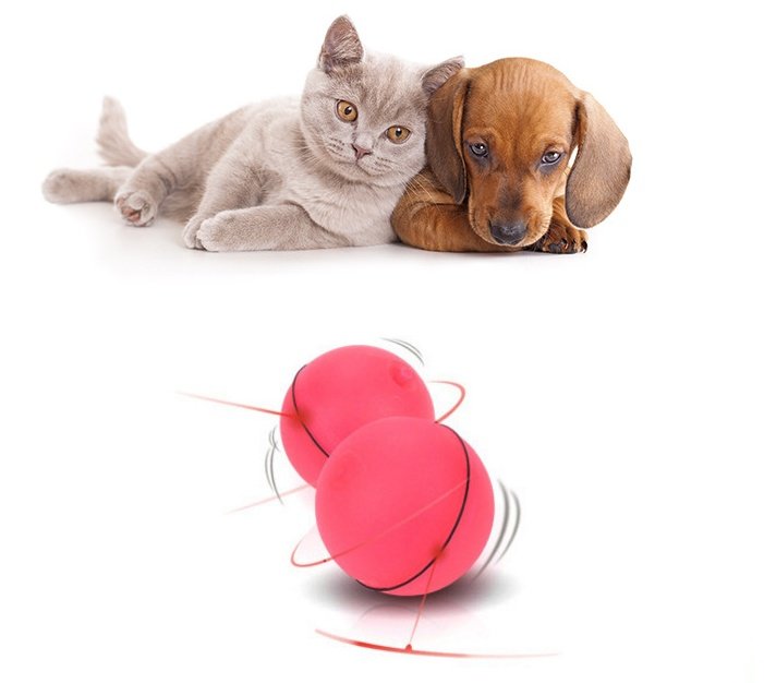 LED Light-Up Rolling Cat Ball with Catnip - Image 6