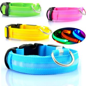 Flashing LED Dog Safety Collar