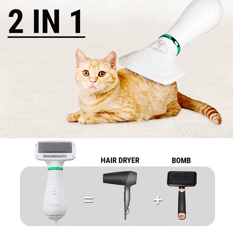 2-in-1 Pet Drying Brush — UK Plug - Image 4