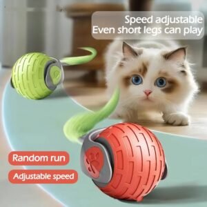 Smart Rolling Cat Ball — Auto Obstacle Avoidance