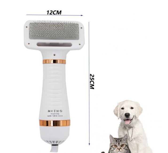 2-in-1 Pet Drying Brush — UK Plug - Image 3