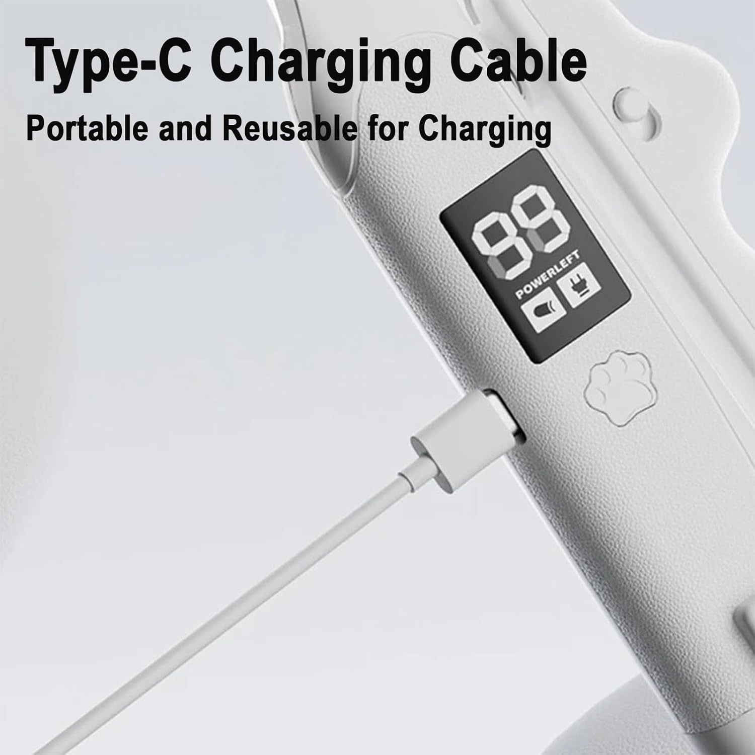 2-in-1 LED Pet Nail Grinder and Clipper — USB-C Rechargeable - Image 2
