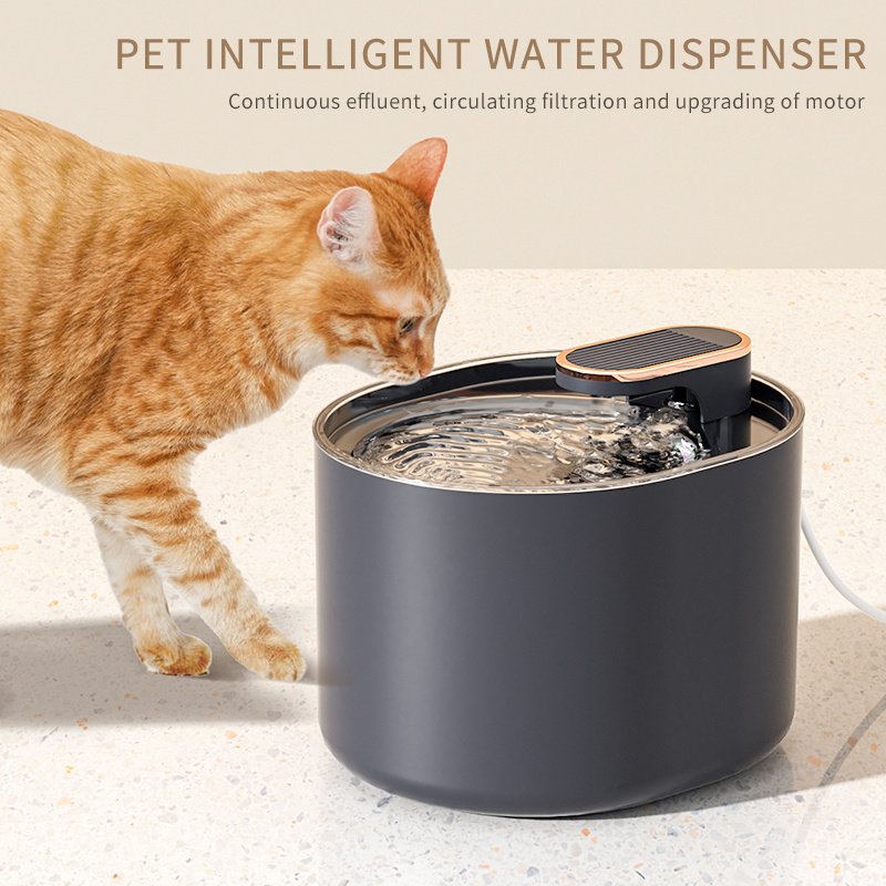 Quiet USB Cat Water Fountain with Filter