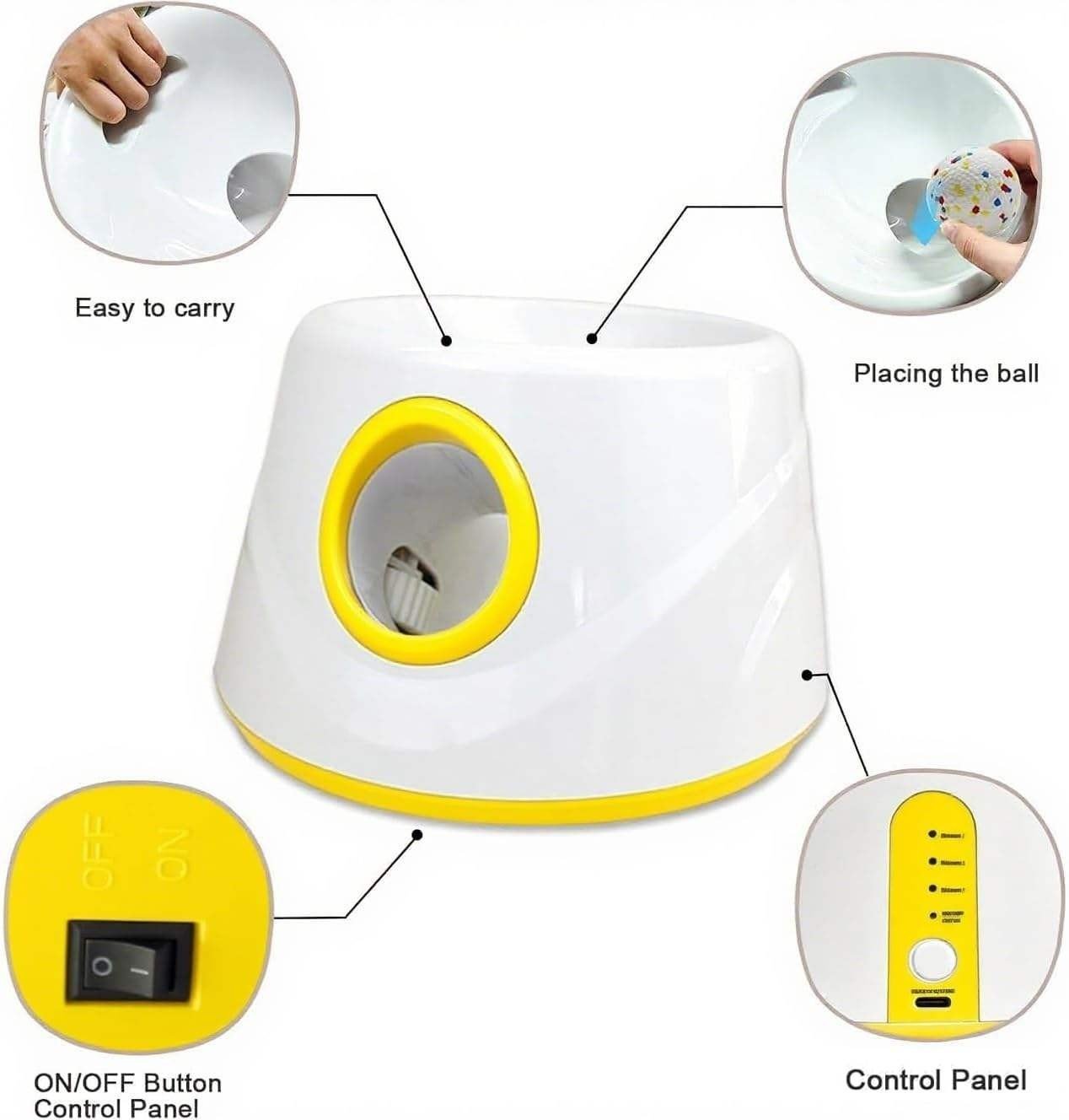 Rechargeable Automatic Dog Ball Launcher with 3 Balls - Image 7