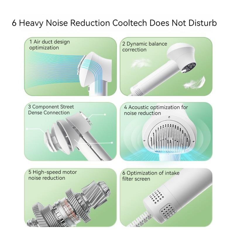 2-in-1 Smart Pet Hair Dryer and Comb — UK Plug - Image 5
