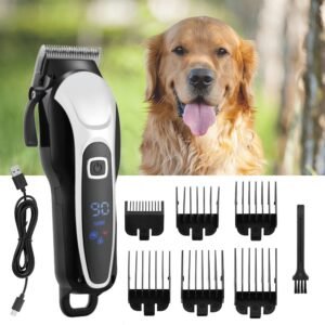 Cordless Low-Noise Dog Clippers — USB-C Rechargeable