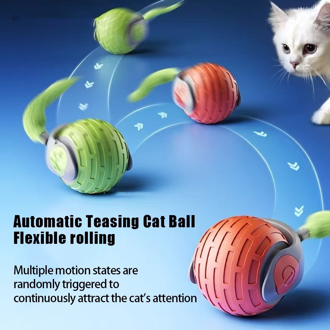 Smart Rolling Cat Ball — Auto Obstacle Avoidance - Image 2