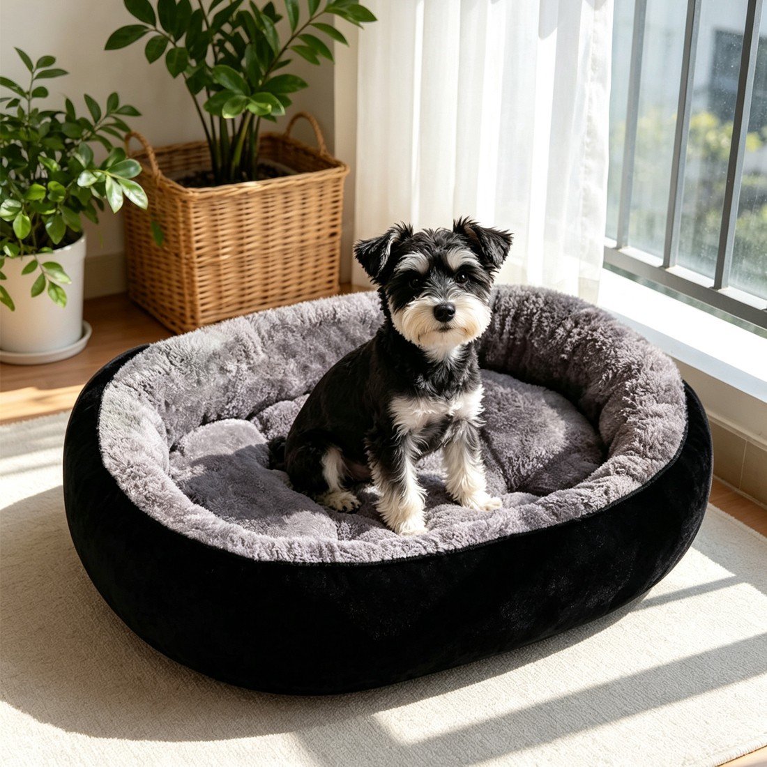 Soft Fleece Warm Pet Basket for Cats and Small Dogs - Image 4