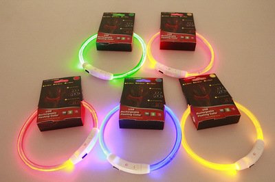 USB Rechargeable Light-Up Dog Collar - Image 4