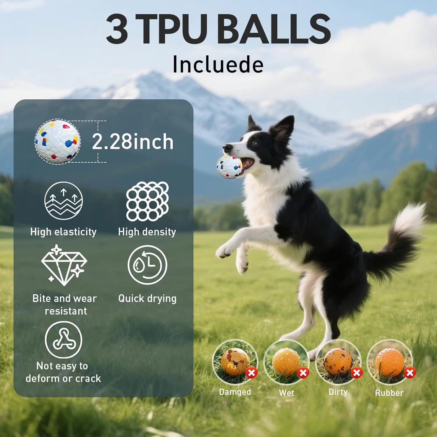 Rechargeable Automatic Dog Ball Launcher with 3 Balls - Image 5