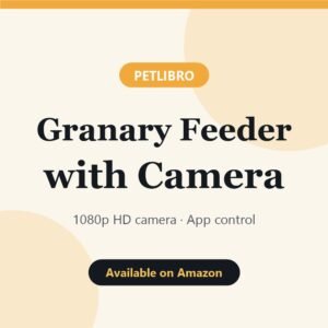 PETLIBRO Granary Automatic Cat Feeder with 1080p Camera – available on Amazon UK