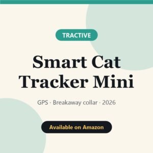Tractive Smart Cat Tracker Mini (2026 Edition) – available on Amazon UK